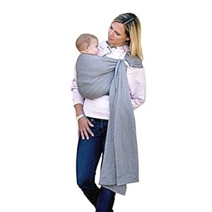 Amazonas Ring Sling draagdoek, grijs, 180 cm