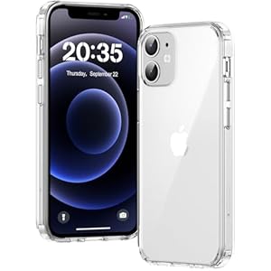 Voyahülle Hülle für iPhone 12 Mini Hülle, Anti-Vergilbung Transparent Handyhülle Stoßfest Schutzhülle, Premium Kratzfeste Case für iPhone 12 Mini - Durchsichtig