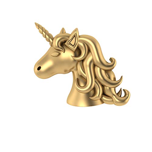 Adastra Jewelry Unicorn Teeth Grillz Tooth Charms Yellow Gold Plated Solid 925 Sterling Silver Teeth Bling Teeth Jewelry For Dental Grillz Detailed Beautiful Handmade