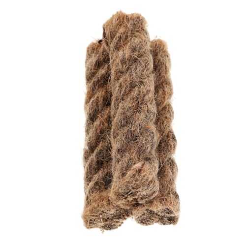 BRIGHTFUFU 3pcs Fire Rope Quick Ignition Jute Fire Starters for Outdoor Camping Hiking Backpacking and Emergency Kits Durable and Multifunctional