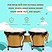Soulmate Bongo Drums 4” and 5” Set for Kids Beginners Adults Transparent Percussion Bongos Drum with Tuning Wrench,Natural Finish (Brown)