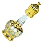 NUOBESTY Frascos Roll-On de Vidrio de 12Ml Color Dorado para Aceites Esenciales Frascos Recargables Aplicador de Bola para Viaje y Uso Diario