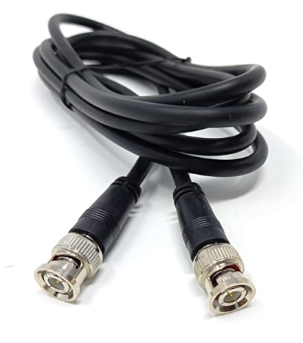 DRUT 2m BNC to BNC Cable Lead, Coaxial RG59/RG59U 75ohm for CCTV Video Camera Male to Male Plugs 6.5ft - Image 2