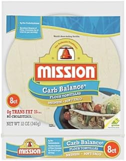 Mission Foods Carb Balance Flour Tortillas (8 ct., 12 oz.) (pack of 6)