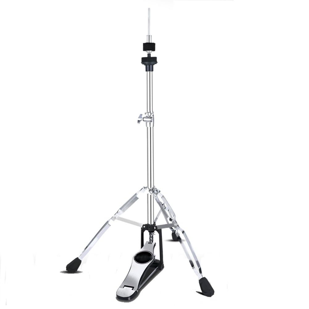Support de Charleston, Double Support de Charleston Support Pliant Support de cymbale Accessoires d'instruments de Musique réglables en Hauteur