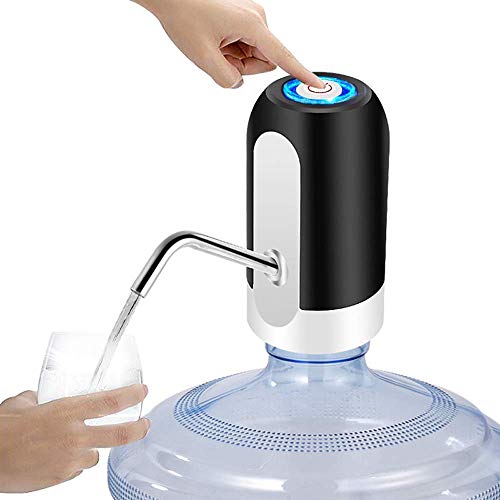 Portable Water Pump for 5 Gallon Drinking Water Bottle, Electric Water Dispenser Pump for Home, Office, Indoor and Outdoor
