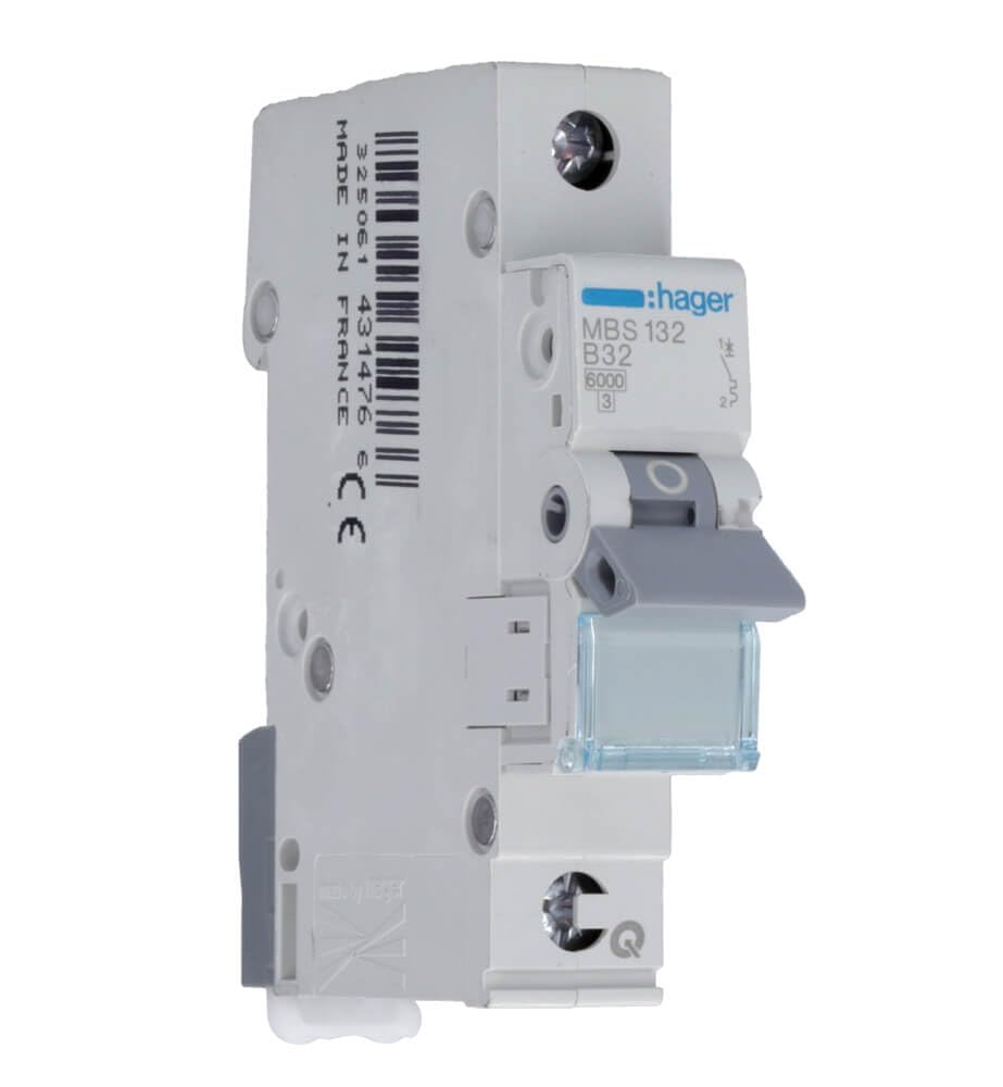 Hager MBS132 interruttore automatico B-​type 1 1 modulo/​moduli