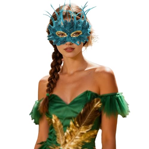Vhersily 2026 Carnaval Veneciano Máscara Veneciana para Mujer Moda Pared Decoración Máscaras Venecianas Pareja Clubwear Chic y Elegante para Cosplay, Máscaras Anónimas Fiestas y Noches Fuera Discoteca