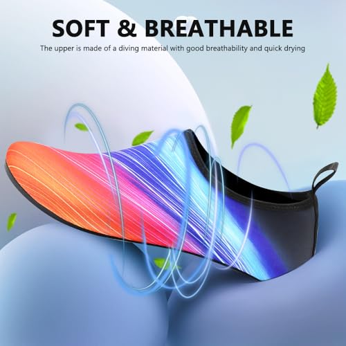 Image of Water Shoes for Women Men Quick-Dry Barefoot Aqua Socks Swim Pool Non Slip Surf Yoga Exercise Outdoor Trave Essentials