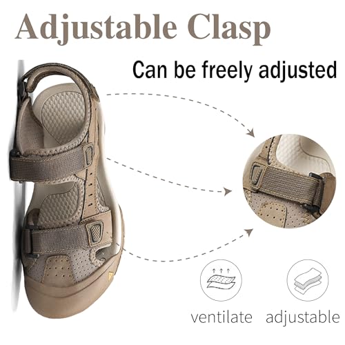 Asifn Mens Outdoor Sandals Closed Toe Fisherman Lightweight Breathable Beach Shoes Summer Casual Sports3