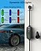 NEMA 14-30 Level 2 EV Charger, Electric Vehicle Portable Charger with 24A 240V 25FT Cable, Adjustable Current (10-24A), Home MobileEV Charging Station with 4-Prong Dryer Plug for J1772 Electric Cars