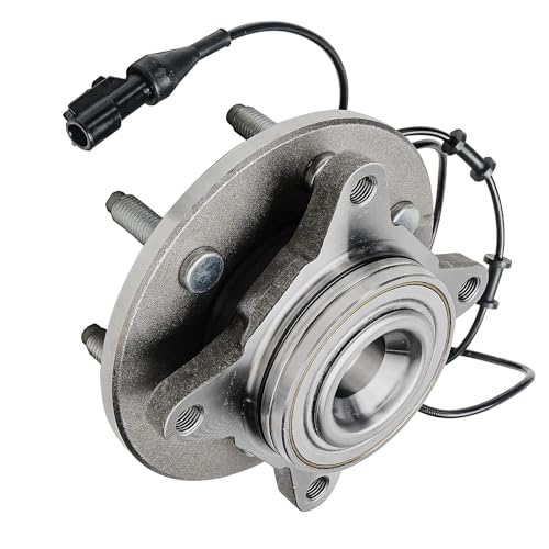 Image of Detroit Axle - 2WD Front Wheel Bearing Hubs for 03-06 Ford Expedition Lincoln Navigator, Replacement 2003 2004 2005 2006 Expedition Navigator Pair Wheel Hub and Bearings Assembly Set