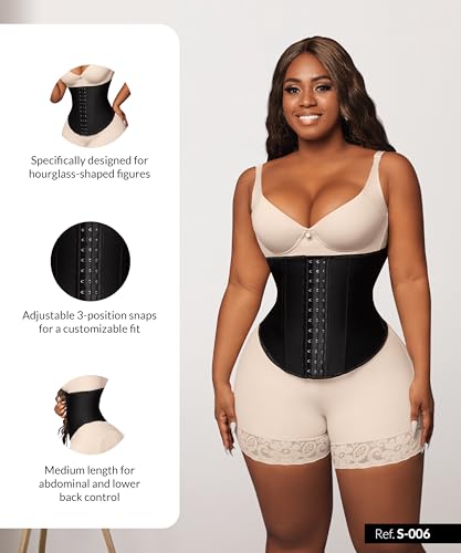 Forma Tu Cuerpo Fajas Waist Trainer, Shapewear Corset for Women, Tummy Control Compression, Hourglass Body Shaper2
