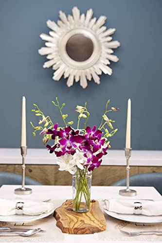 Image of KaBloom-20 Purple&White Orchid Bouquet,Flowers for Valentine, Mother's Day