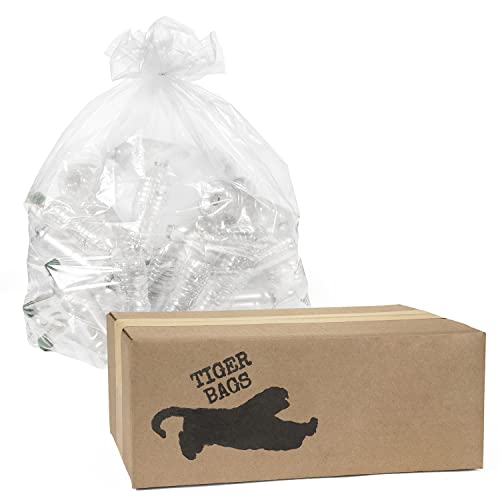 60 Gallon Large Extra Heavy Duty Recycling Trash Can Liners | 2.5 Mil, 41