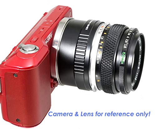 Fotasy Olympus Om Lens To E Mount Adapter, Om Fe Adapter, Om Adapter Fe-Mount, Compatible With Sony A7 A7R A7S Ii Iii Iv A9 A7C Alpha 1 A6600 A6500 A6400 A6300 A6100 A6000 A5100 A5000 Zv-E10 #TOP5