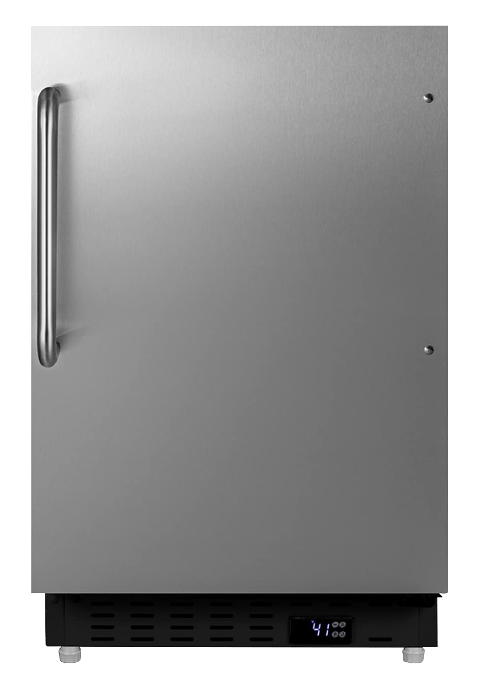 Summit Appliance ALR47BCSS 20" Wide Built-In All-Refrigerator, ADA Compliant, 3.53 cu.ft Capacity, Temperature & Open Door Alarms, Automatic Defrost, Stainless Steel Cabinet, Interior Light on Fridge.com