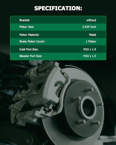 image for SCITOO Front Left+Right Brake Calipers Without Bracket 184299 184300 C