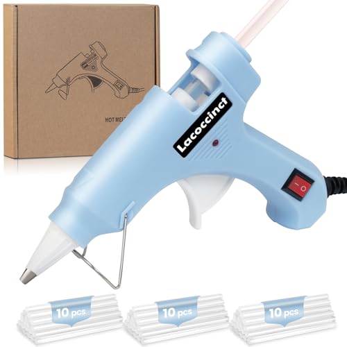 Mini Hot Glue Gun Kit with 30 Glue Sticks, Fast