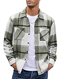 MATERIAL: This plaid shirt is made from premium fabric, ensuring a soft, comfortable, and skin-friendly feel. It keeps you warm during autumn, spring, and chilly winters, all while maintaining a fashionable look FEATURE: The flannel shirt showcases a...