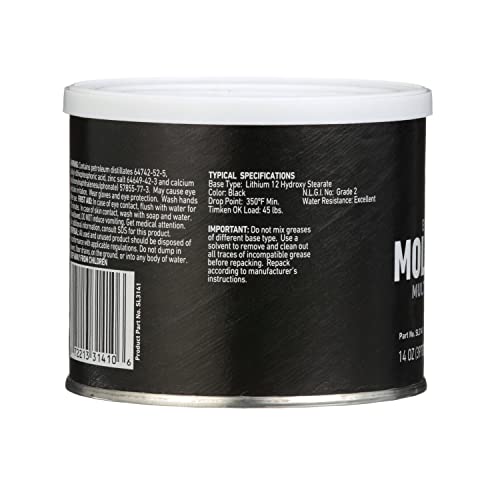 Sta-Lube SL3141 Moly-Graph Extreme Pressure Multi-Purpose Lithium Grease, 14 Wt Oz