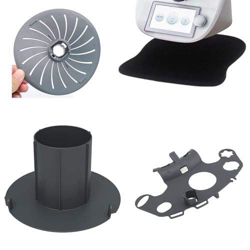 Juego de 4 accesorios para thermomixer TM5 TM6 cubierta de cuchilla, protector de alimentos,...