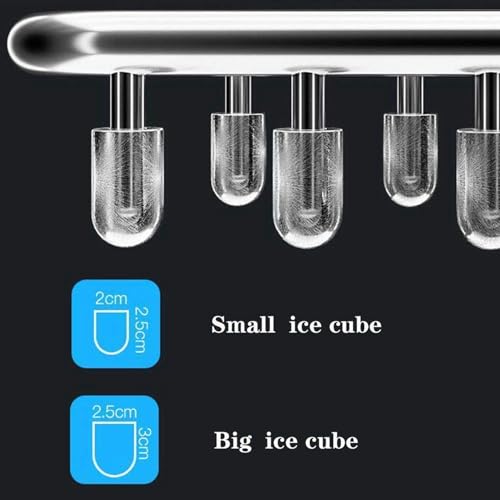 Máquina eléctrica para hacer cubitos de hielo sobremesa miniatura 3