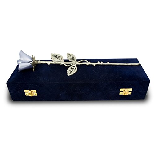 image for OneWorld Memorials Rose Stem Bronze Keepsake Urns - Extra Small Holds 