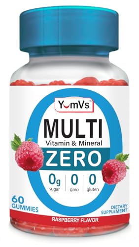 YUM-V'S Multivitamin Zero Gummies by YumVs | Sugar-Free Vitamins Supplement for Women & Men |...