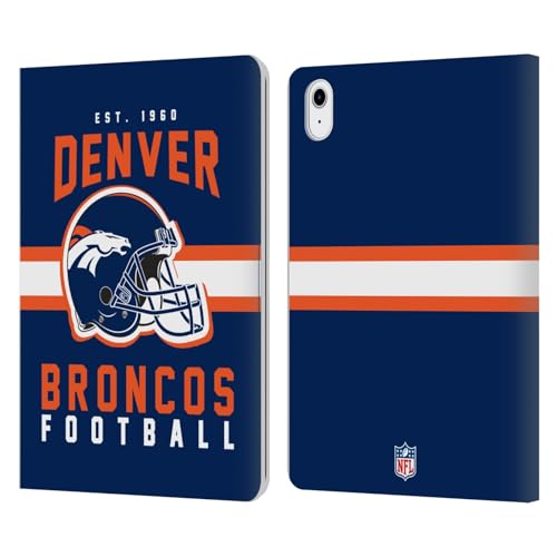 Evita arañazos en tu iPad Air con la carcasa libro NFL Denver Broncos de cuero protector