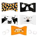 Gift Boutique Happy Halloween Butter Mint Candy 100 Count Individually Wrapped 13oz Bag for Trick or Treat Goody Bags Party Favors Holiday Decorations