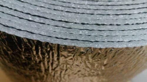 48" x 10' -5W White Reflective Insulation roll Foam Core Radiant Barrier 5MM