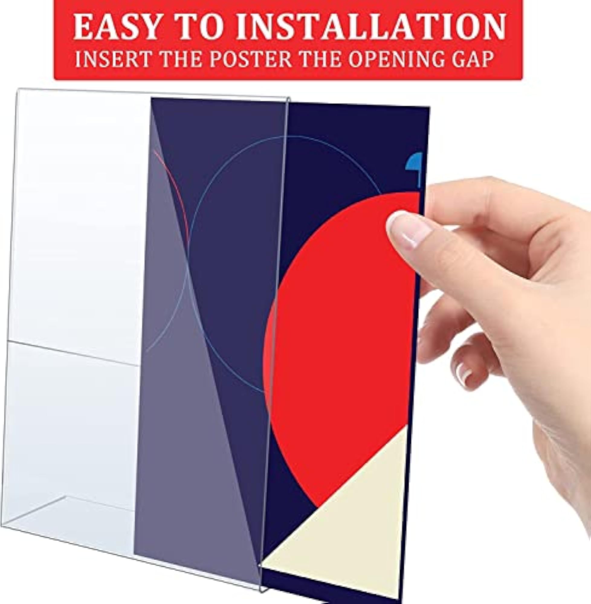 A5 Acrylic Display Stand Paper Holder