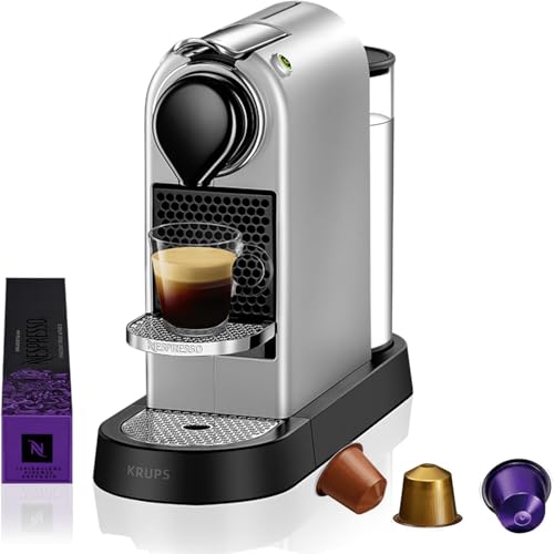 Krups Nespresso Citiz XN741B - cafetera de cápsulas monodosis, con 19 bares de presión...