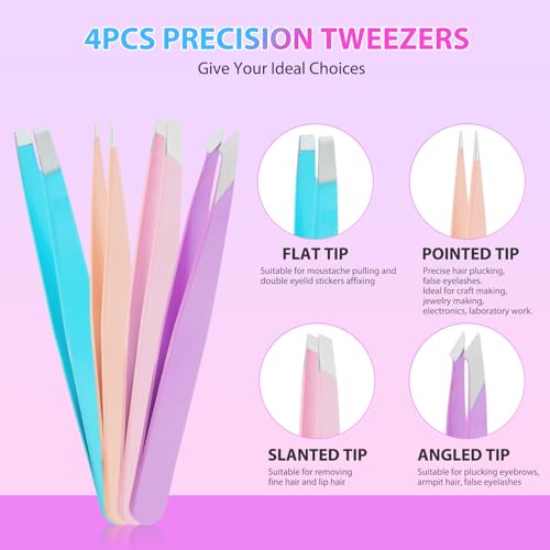 Professional 8-Piece Eyebrow & Facial Hair Grooming Kit - Image 2