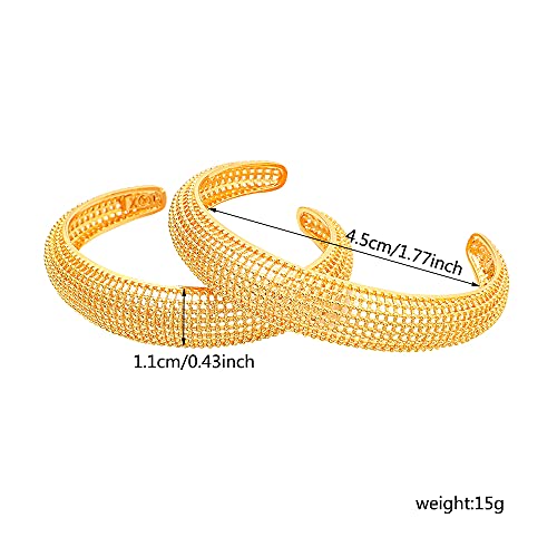 Image of Ethlyn 2pcs /lot 18K Gold Plated Kids Baby /Girls Jewelry Bangles with ring Baby Cute Cuff Bracelets (MY277)