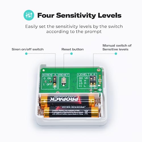 thirdreality zigbee vibration sensor 3 pack with 110db alarm zigbee hub requiredadjustable sensitivity work with smartthings home assistant via zhaz2m and echo devices with built-in zigbee hub