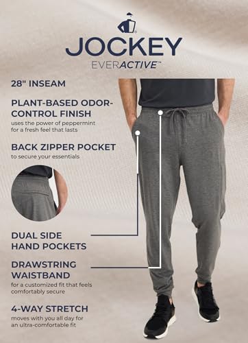 Jockey Men's Activewear EVERACTIVE Knit Jogger3