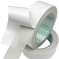 MACHSWON Doppelseitiges Teppichband 30mm x 10m Hoch Adhesive Stärke Heavy Duty Gaffer Patching Sealing Tape Weiß