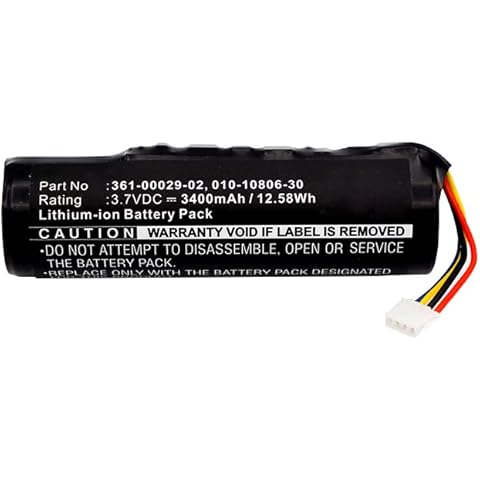 cs battery Replacement Battery for Garmin Alpha Alpha 100 T5 TT15 DC50 TT10 Alpha GPS Pig Hunting Dog Tracking System DC50 Dog Tracking Collar GAA002 GAA003 GAA004, fits Part No 010-11828-03 Cover
