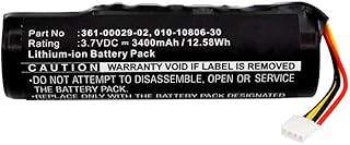 cs battery Replacement Battery for Garmin Alpha Alpha 100 T5 TT15 DC50 TT10 Alpha GPS Pig Hunting Dog Tracking System DC50 Dog Tracking Collar GAA002 GAA003 GAA004, fits Part No 010-11828-03