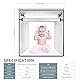 FOSITAN 80x80x80cm Fotostudio Dimmbare 126pcs LED Beleuchtung Fotobox 5500±200K (CRI≥95) Lichtzelt mit 3 Hintergründe (weiß, schwarz, orange) für Professionelle Fotografie