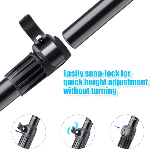 Image of Hollowfly 2 Set of 3 Pieces Sup Paddle Board Paddle Kayak Adjustable Stand up Oar Aluminum Alloy Lightweight Replacement Paddleboard Detachable Aluminum Alloy Shaft for Surfing Fishing