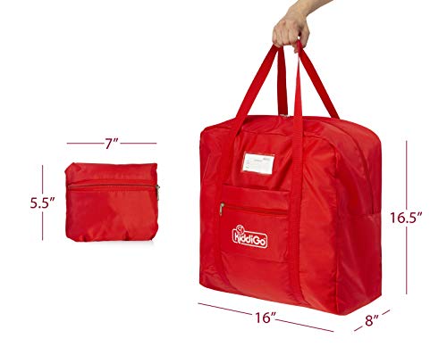 Kiddi Go BST-101 Backless Booster Seat Travel Bag - Red | Water-Resistant 600D Nylon | Fits Most Backless Booster Seats | Easy To Carry thumb #6