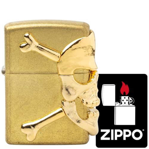 Encendedor Zippo Oil con stickers, acabado latón miniatura 2