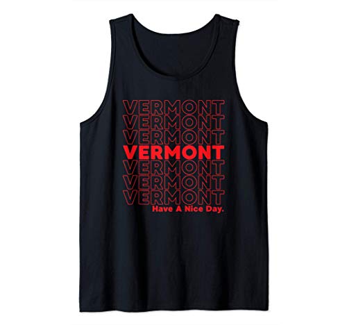 Vermont Grocery Bag Thank You Funny State Gift Camiseta sin Mangas