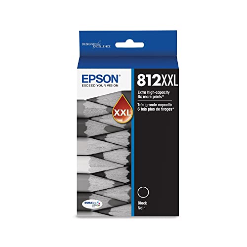 Image of Epson 812 DURABrite Ultra Ink High Capacity Black & Color Cartridge Combo Pack & 812 DURABrite Ultra Ink Extra-high Capacity Black Cartridge (T812XXL120-S)
