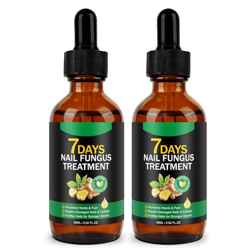 Ginger Nail Treatment for Toenail Nail Growth Serum Ginger Nail Oil Natural Plant-Based Nails Strengthener & Cuticle Repair Oil Promote Nail Growth Multi-Purpose Nail Serum Care (120 ML)
