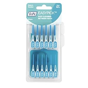 TEPE Interdentale borstel Easy Pick blauw, maat M/L, (verpakking van 36), M/L (36 stuks)