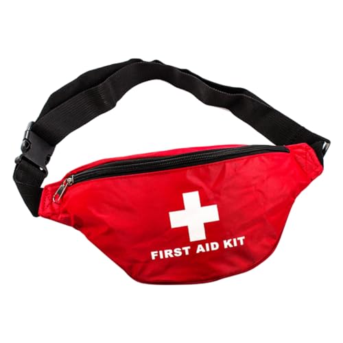 SHERCHPRY 1pc First Aid Waist Bag Compact Emergency Pouch for Outdoor Activities for Boating Hiking and Camping Kit Holder